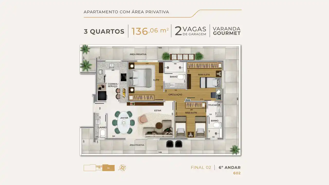 Planta -  - VERSALHES IMÓVEIS