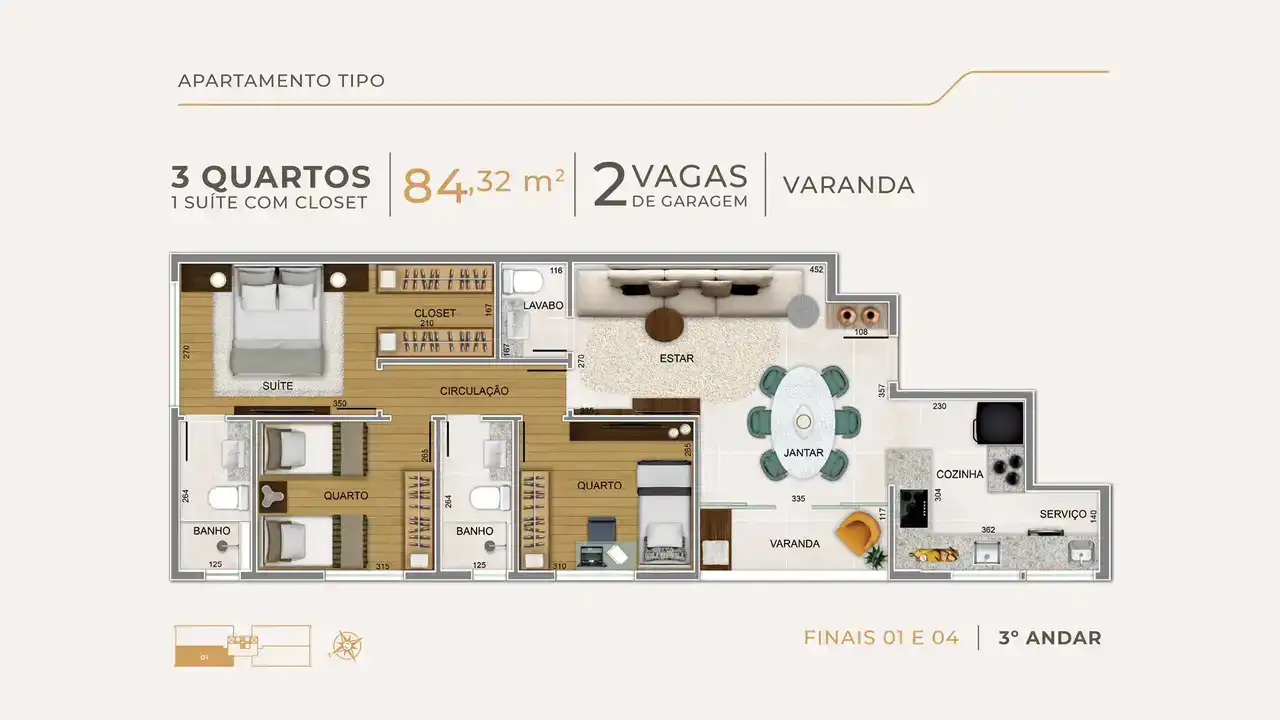 Planta -  - VERSALHES IMÓVEIS