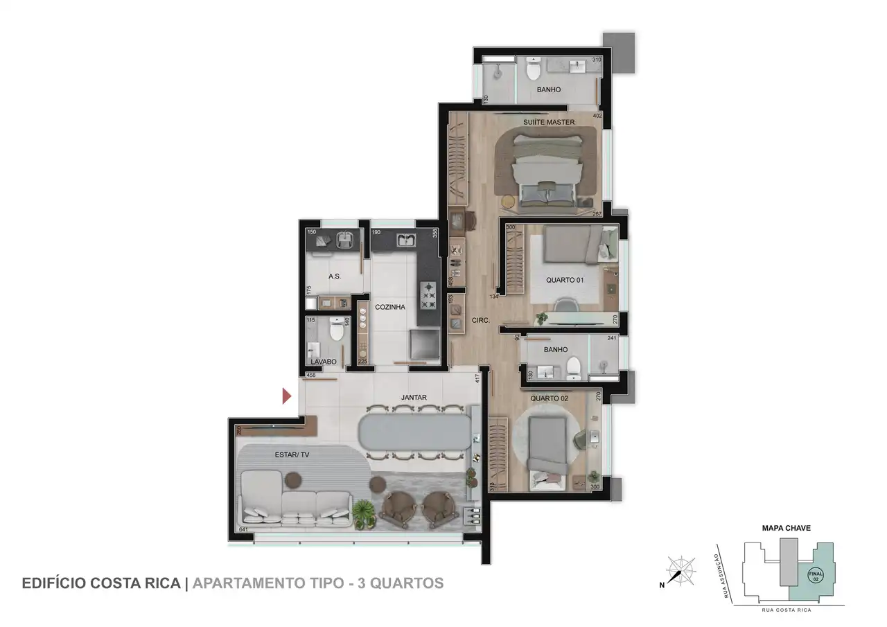 Planta -  - VERSALHES IMÓVEIS