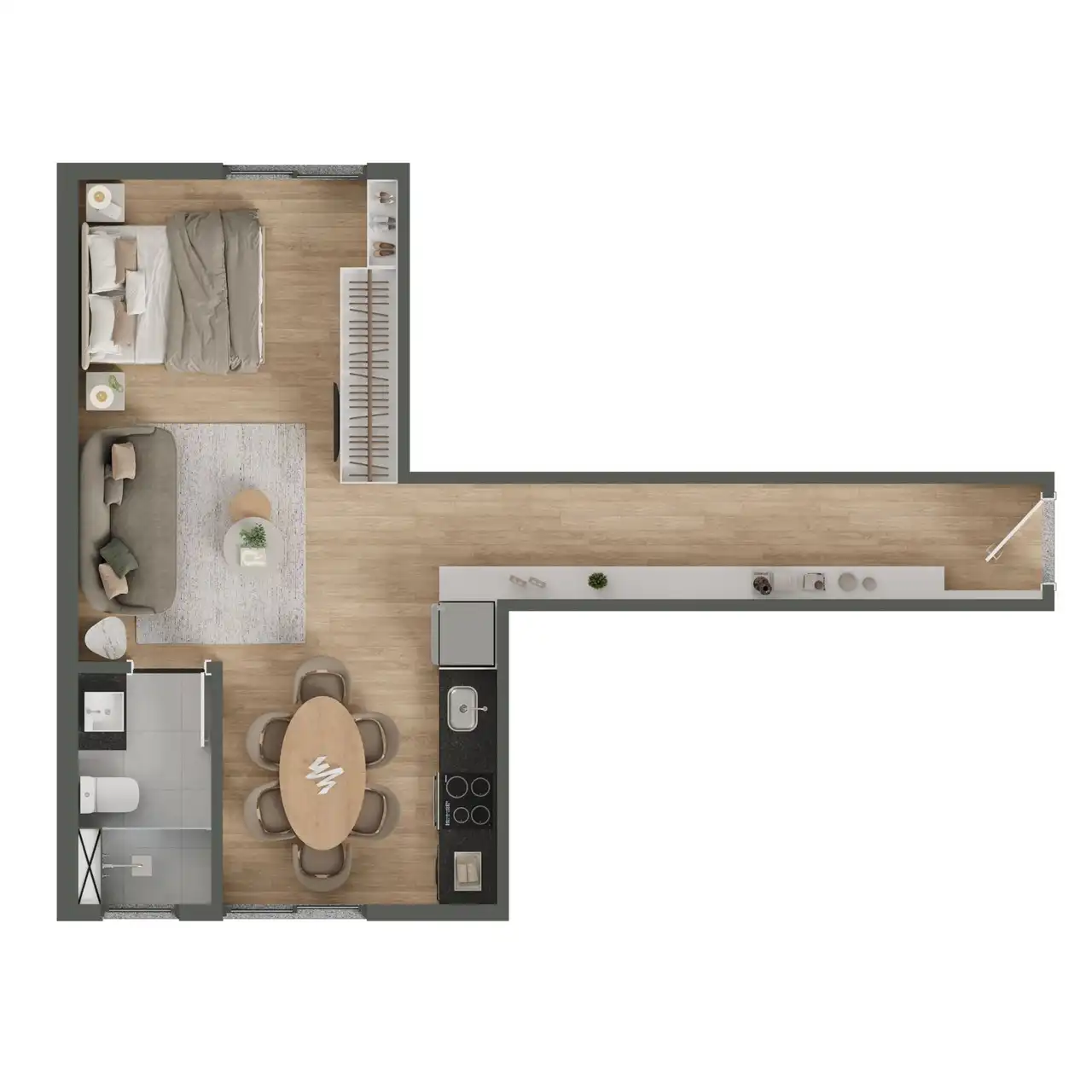 Planta -  - BH Inteligência Imobiliária