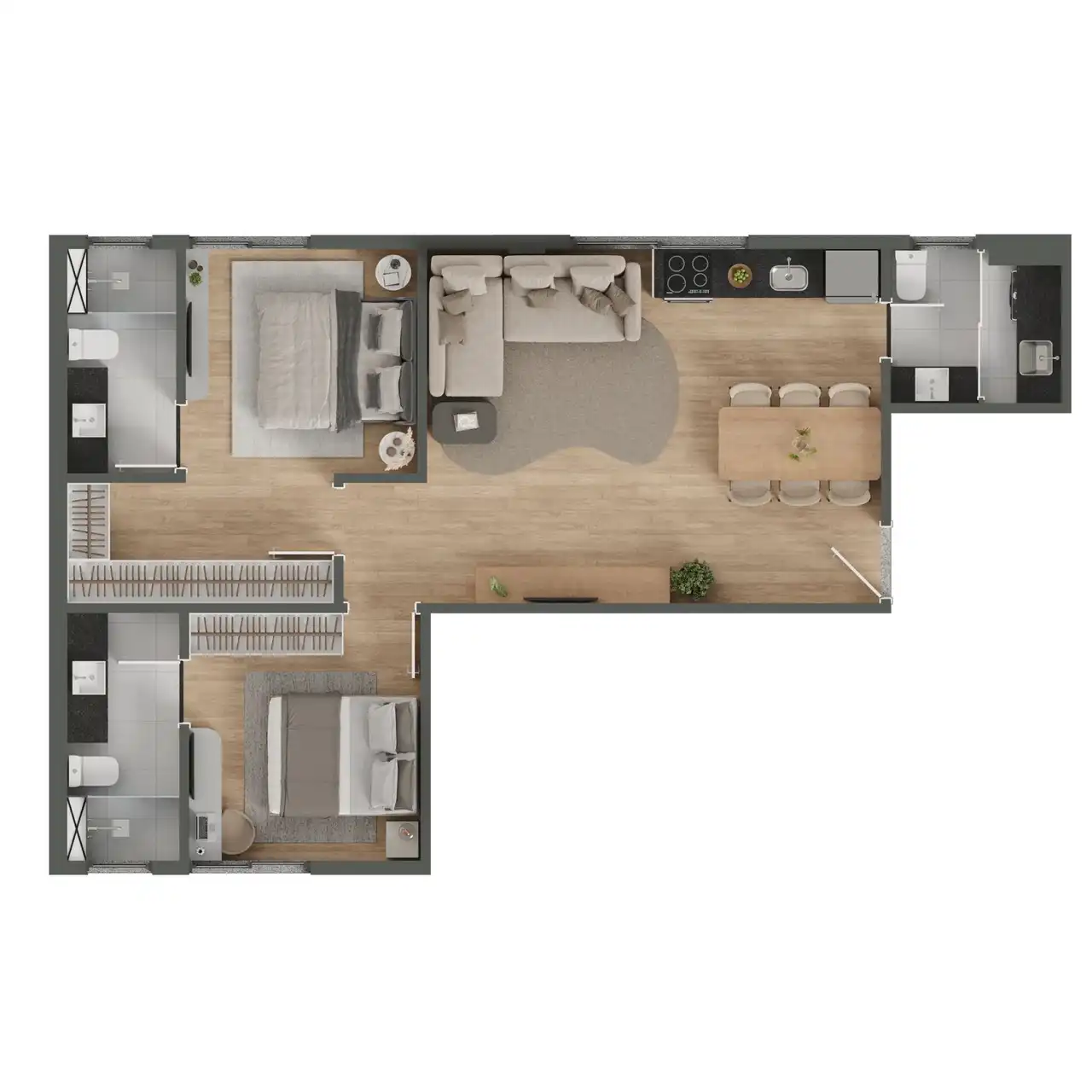Planta -  - BH Inteligência Imobiliária