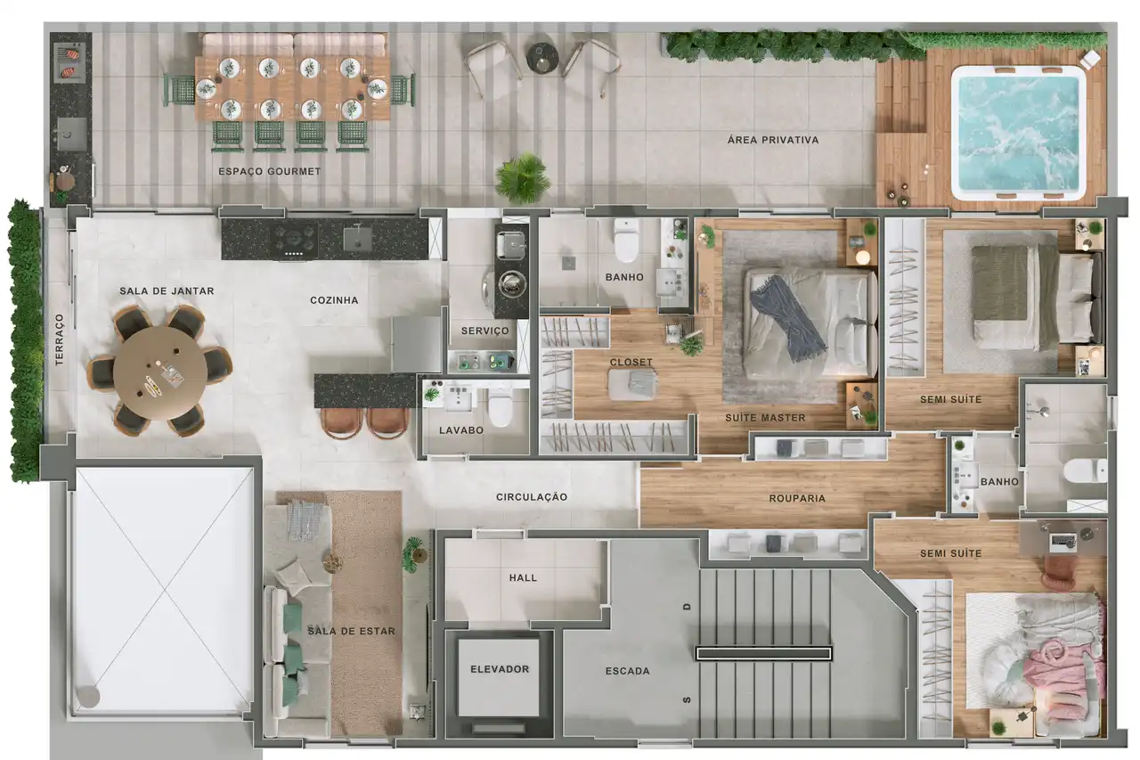 Planta -  - voa corretor