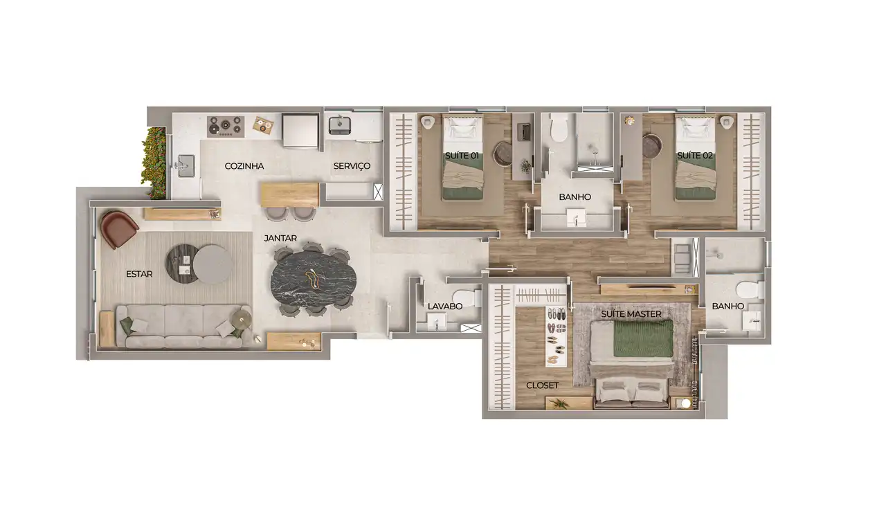 Planta -  - VERSALHES IMÓVEIS