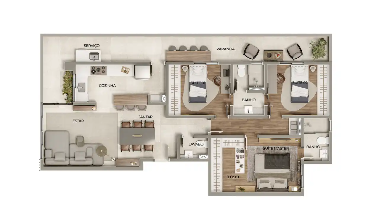 Planta -  - VERSALHES IMÓVEIS