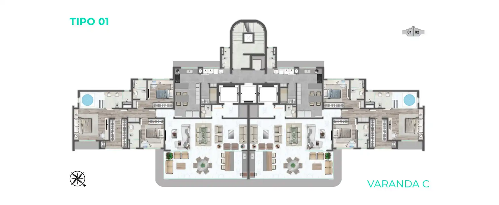 Planta -  - VERSALHES IMÓVEIS