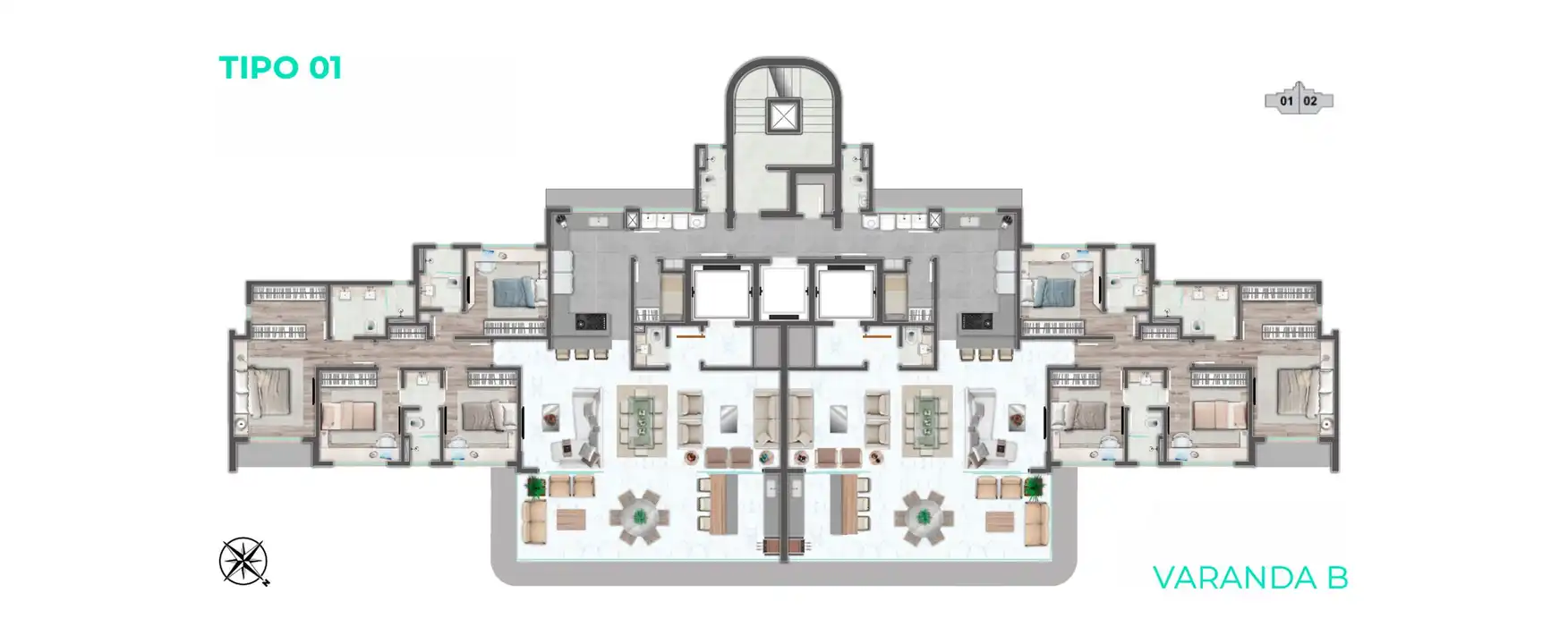 Planta -  - VERSALHES IMÓVEIS