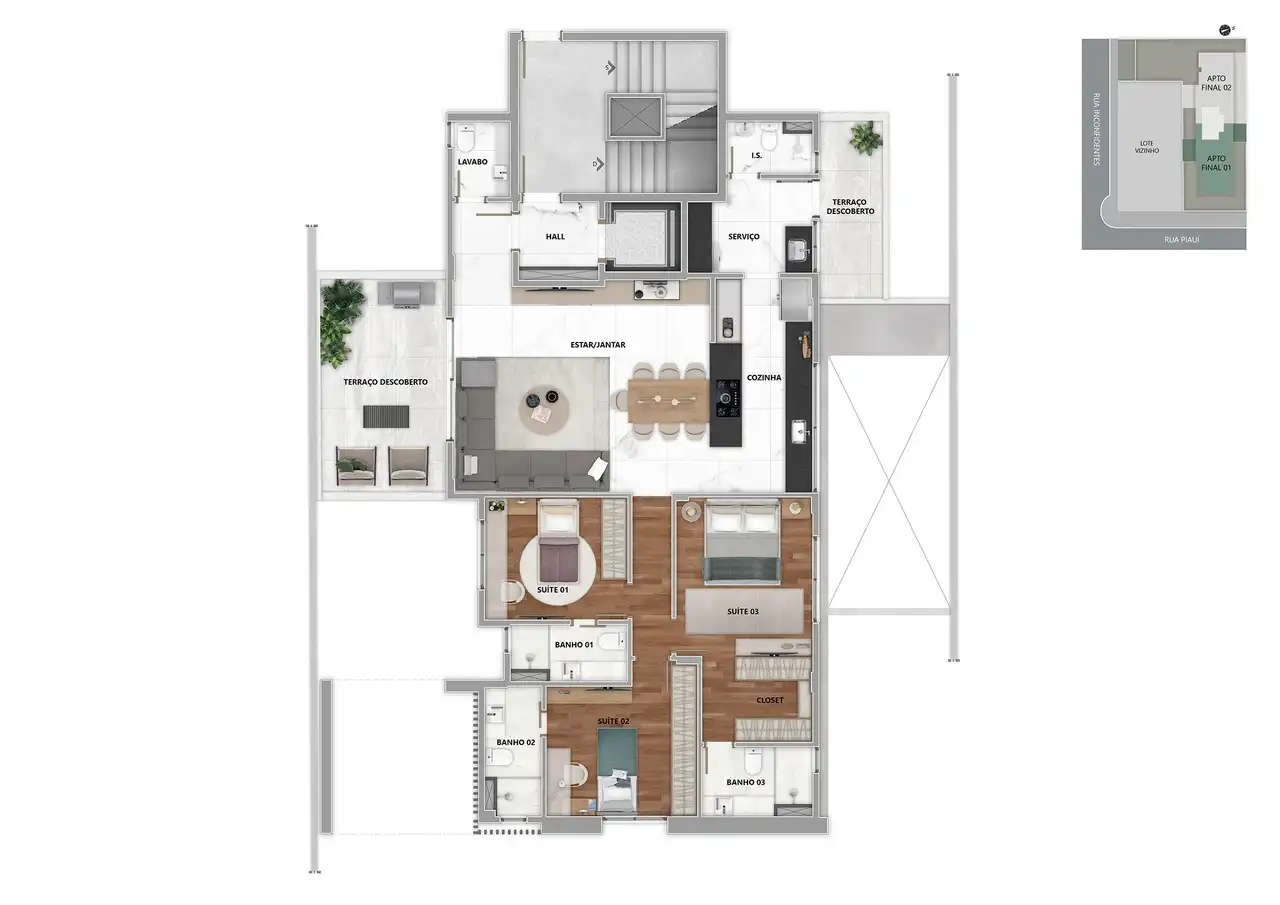 Planta -  - STARK IMÓVEIS