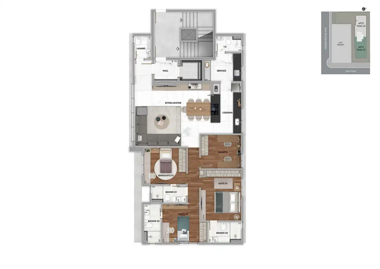 Planta -  - STARK IMÓVEIS