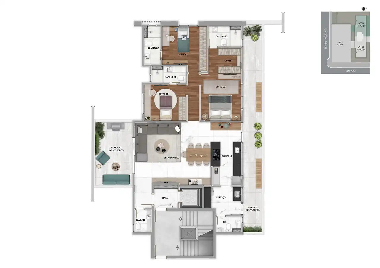 Planta -  - STARK IMÓVEIS