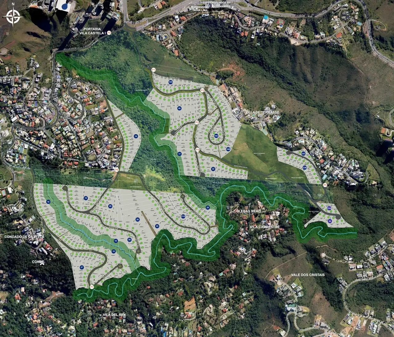 Planta -  - Vila Sereno Imóveis