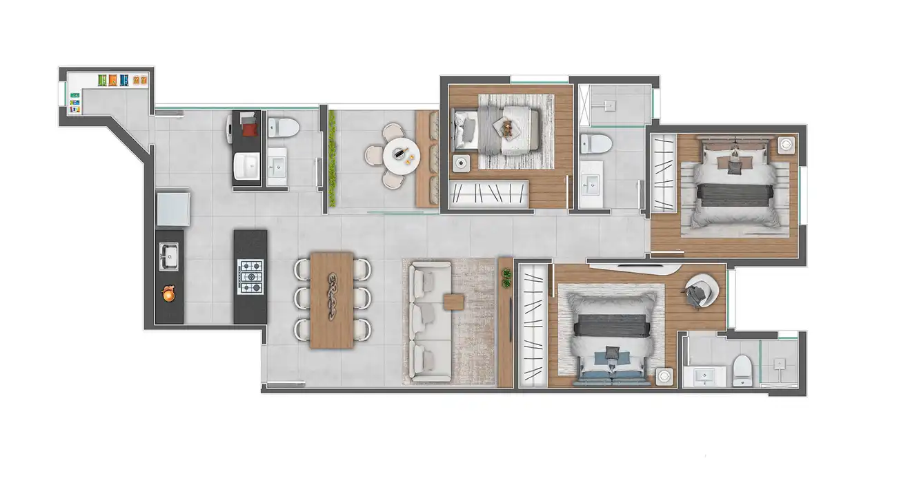 Planta -  - VERSALHES IMÓVEIS