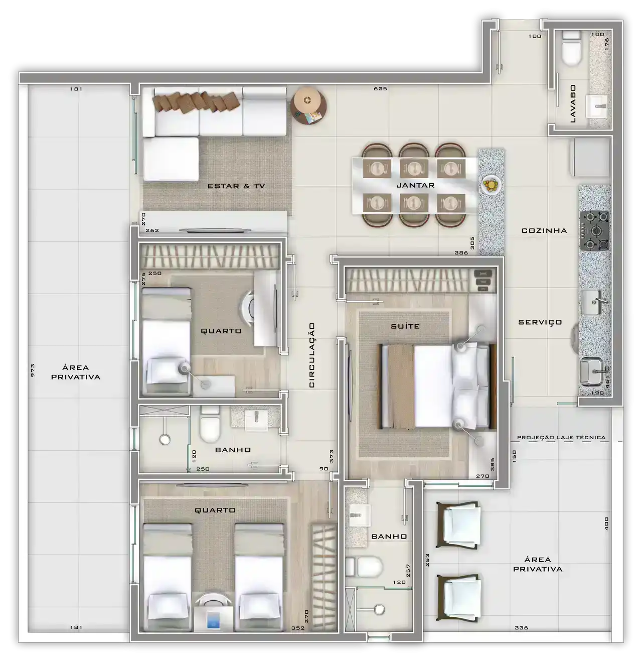 Planta -  - STARK IMÓVEIS