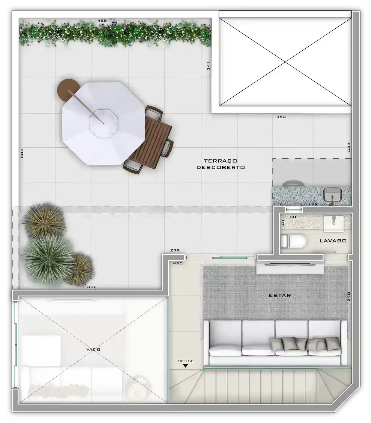 Planta -  - STARK IMÓVEIS