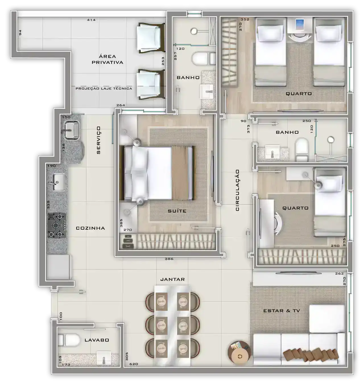 Planta -  - STARK IMÓVEIS