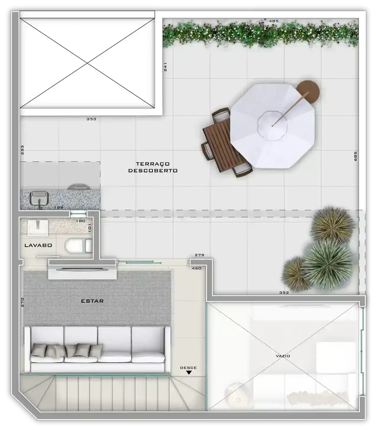 Planta -  - STARK IMÓVEIS