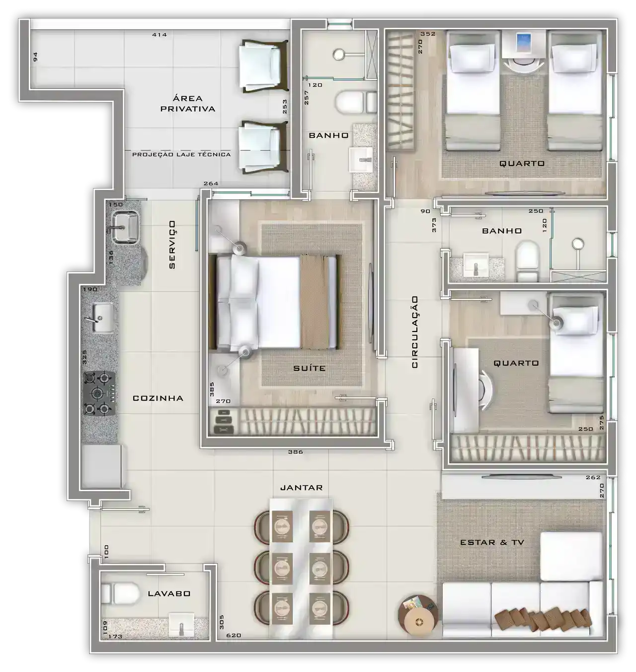 Planta -  - STARK IMÓVEIS