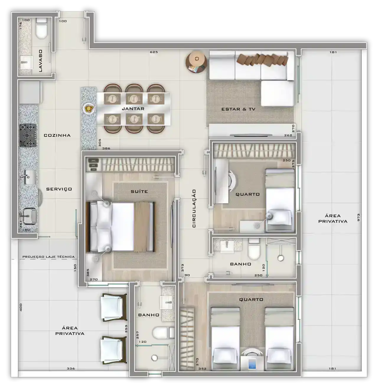 Planta -  - STARK IMÓVEIS