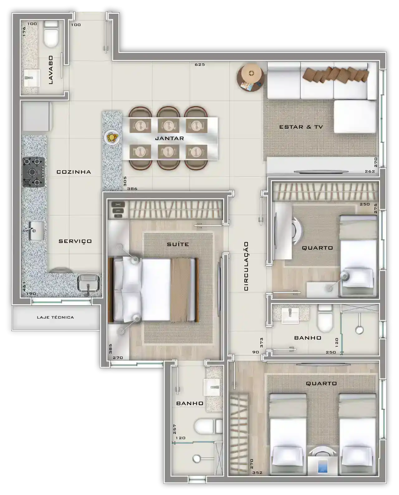 Planta -  - STARK IMÓVEIS