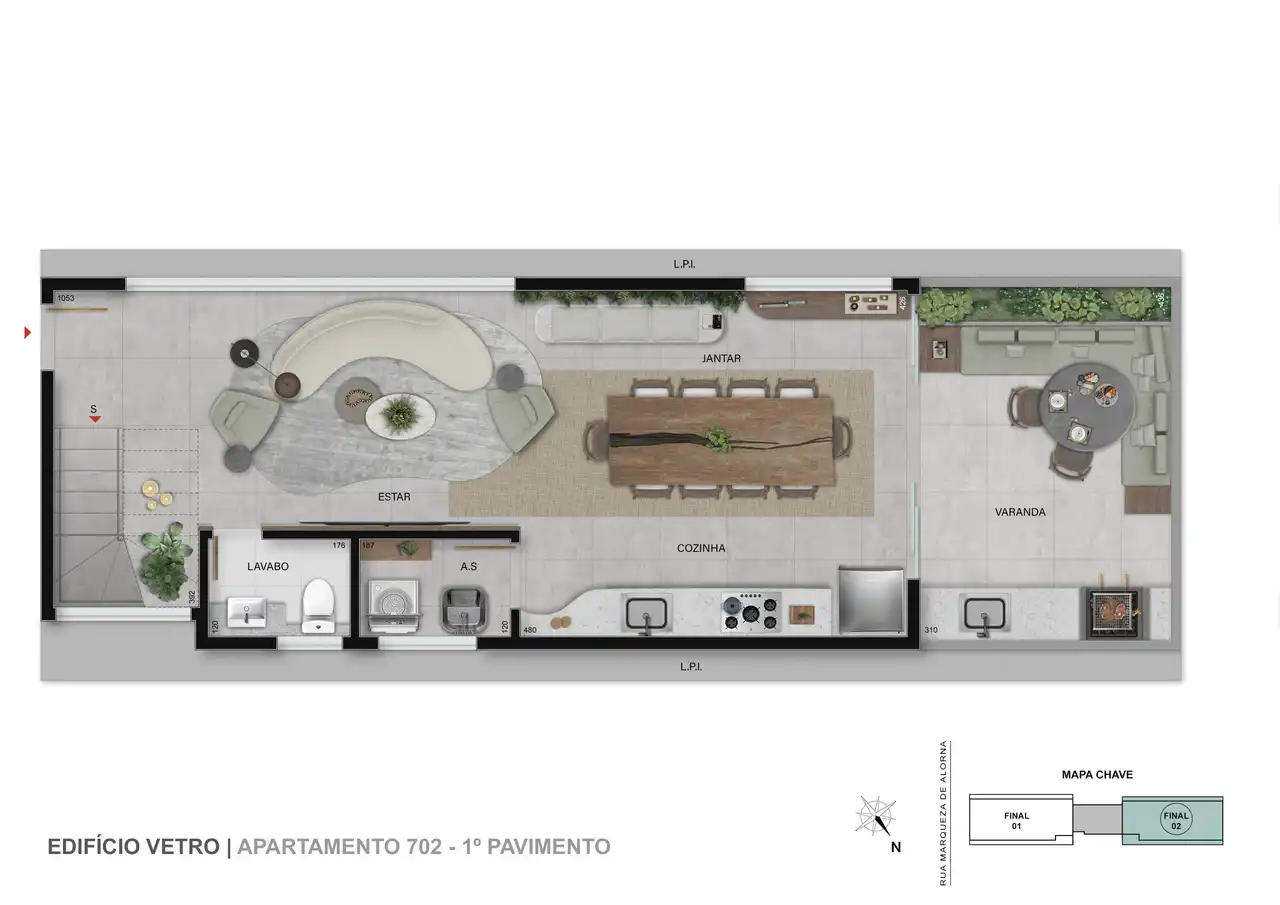 Planta -  - VERSALHES IMÓVEIS