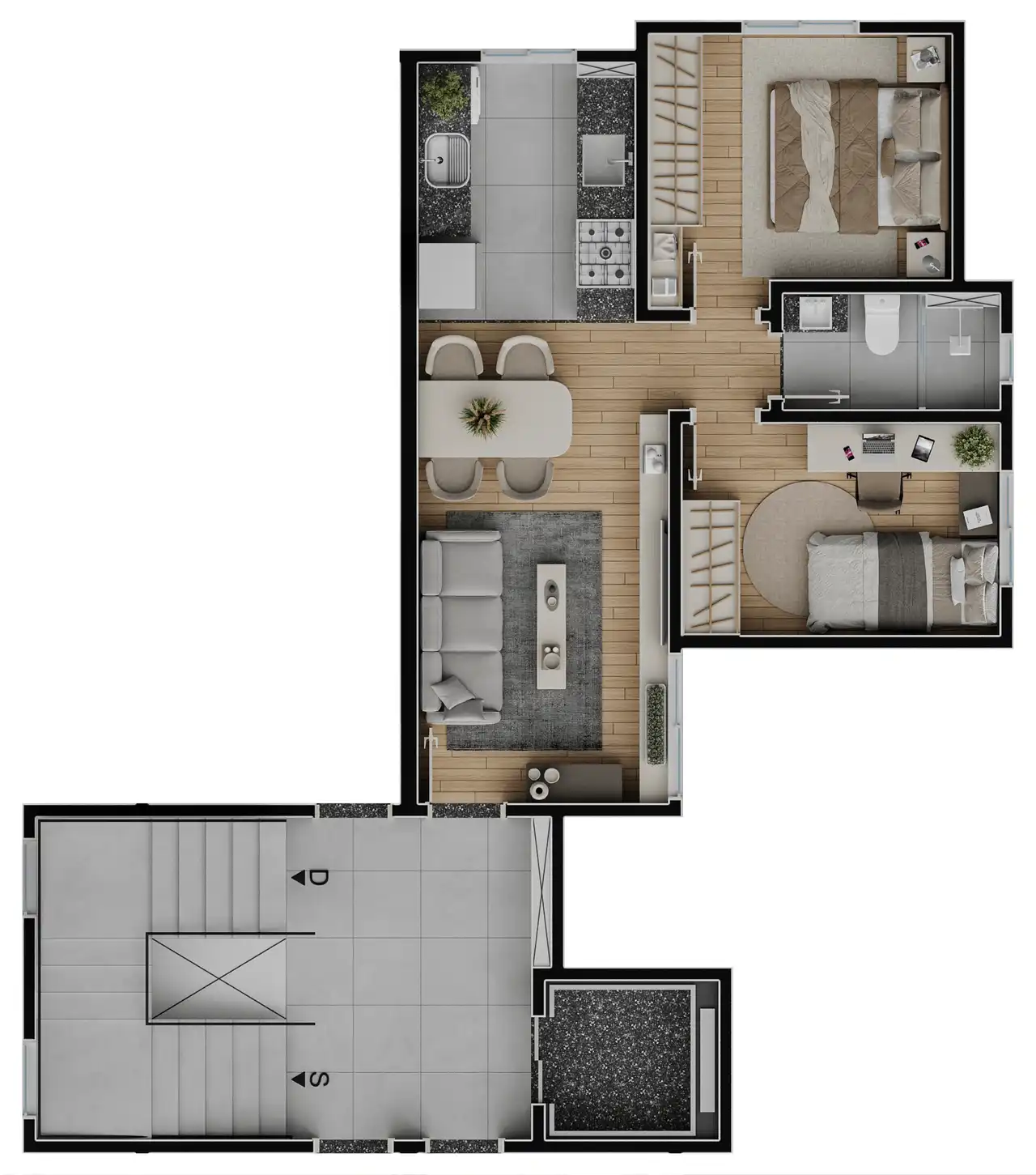 Planta -  - MARCO ANTONIO GUEDES