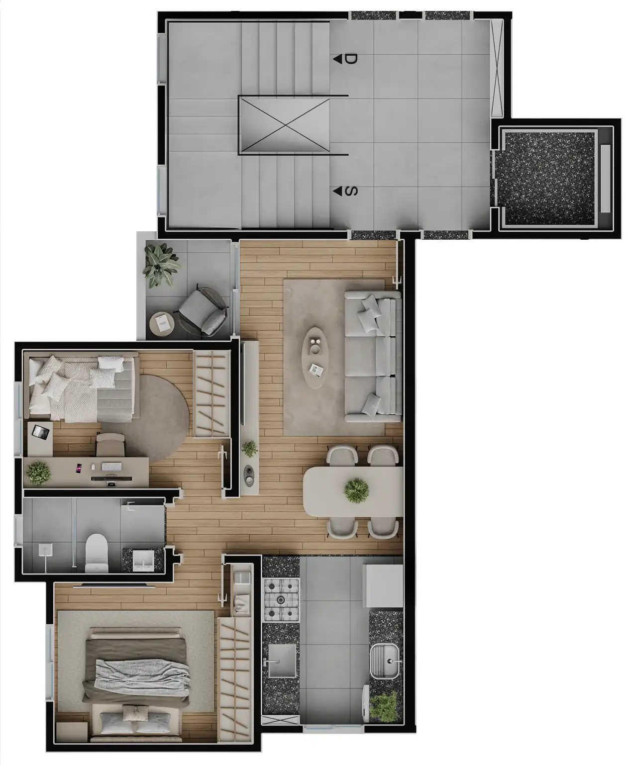 Planta -  - MARCO ANTONIO GUEDES