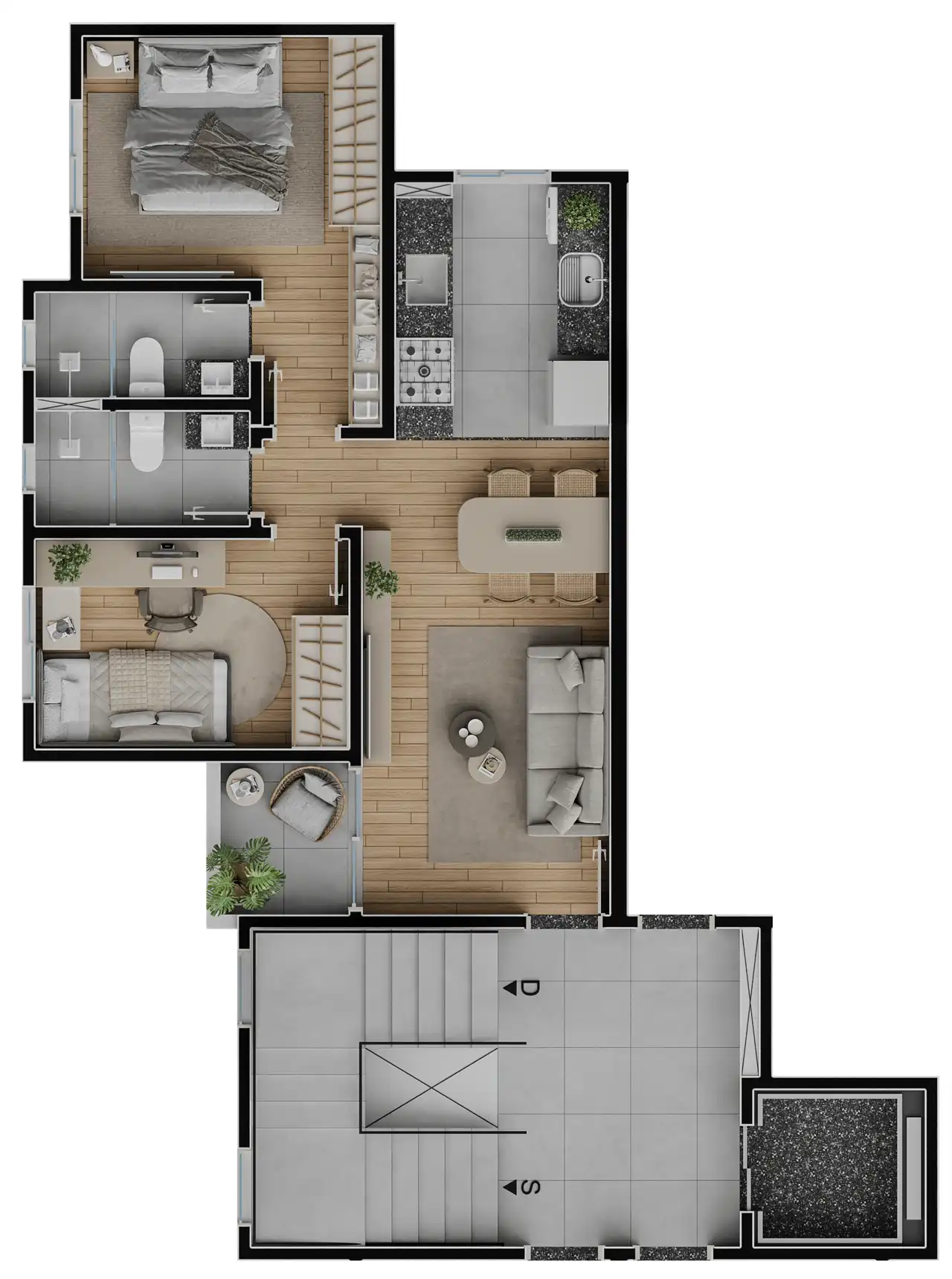 Planta -  - MARCO ANTONIO GUEDES