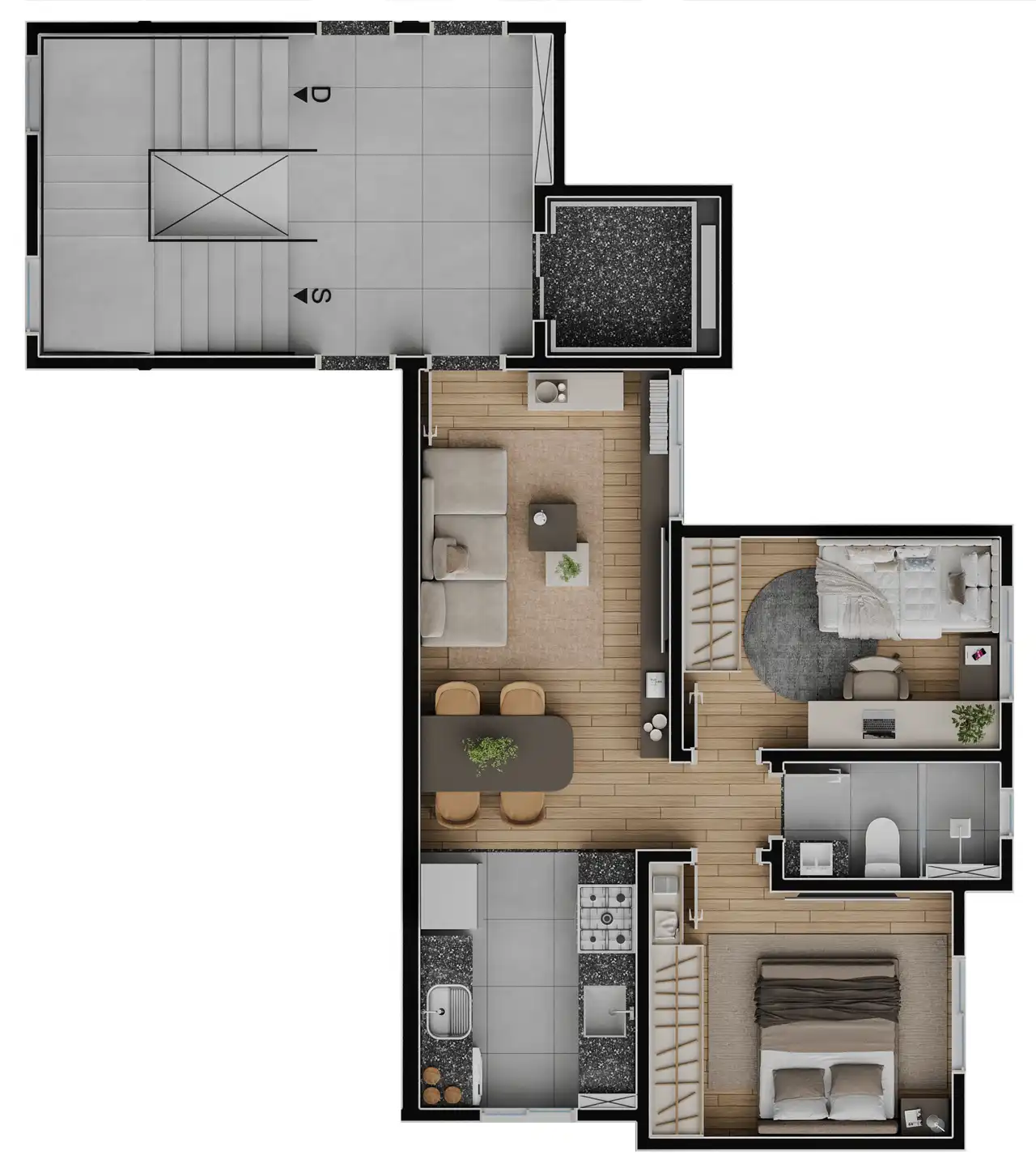Planta -  - MARCO ANTONIO GUEDES