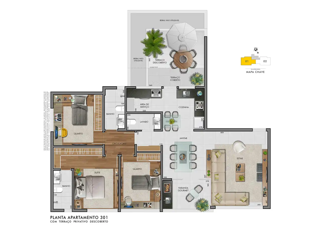 Planta -  - STARK IMÓVEIS