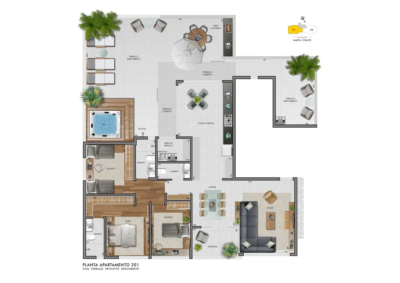 Planta -  - STARK IMÓVEIS