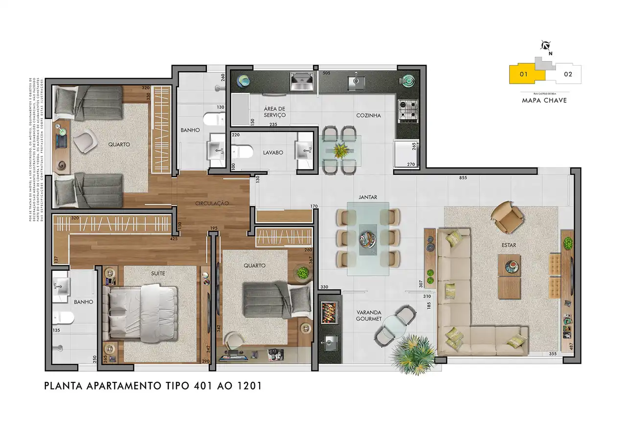 Planta -  - STARK IMÓVEIS