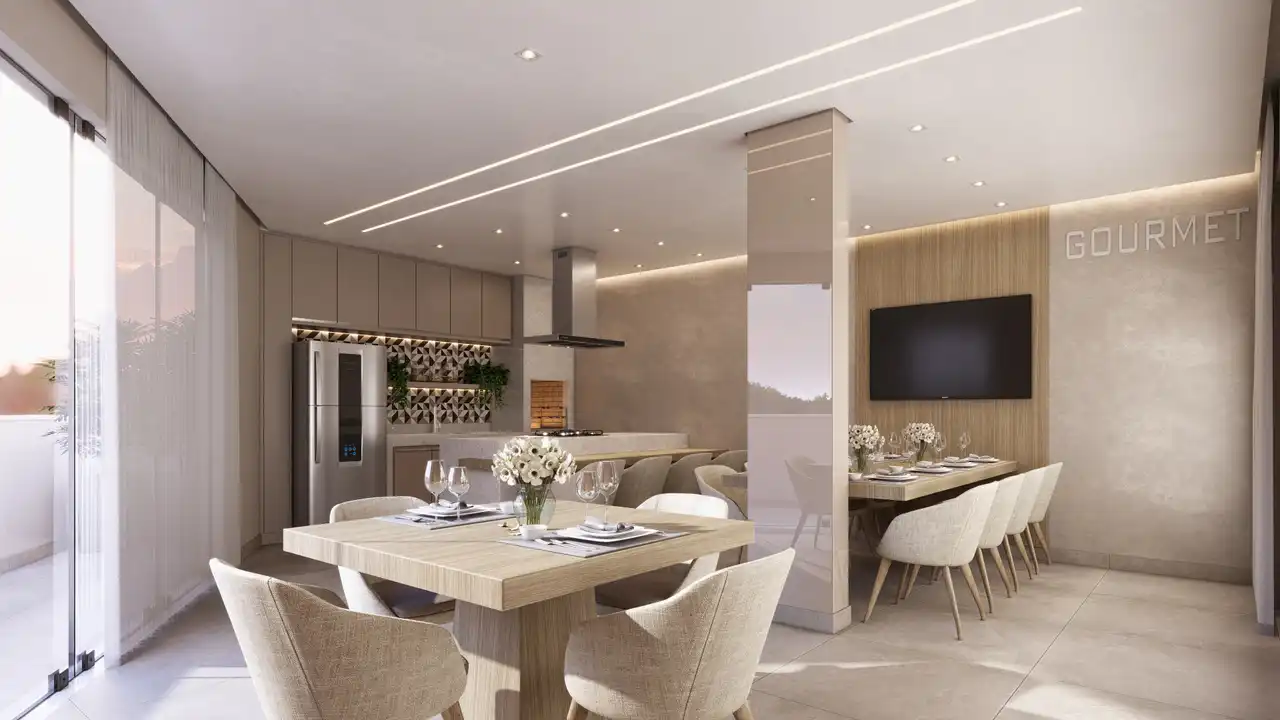 Espaço gourmet - Apartamento à venda no Easy Residence com 1 quarto e 35m²