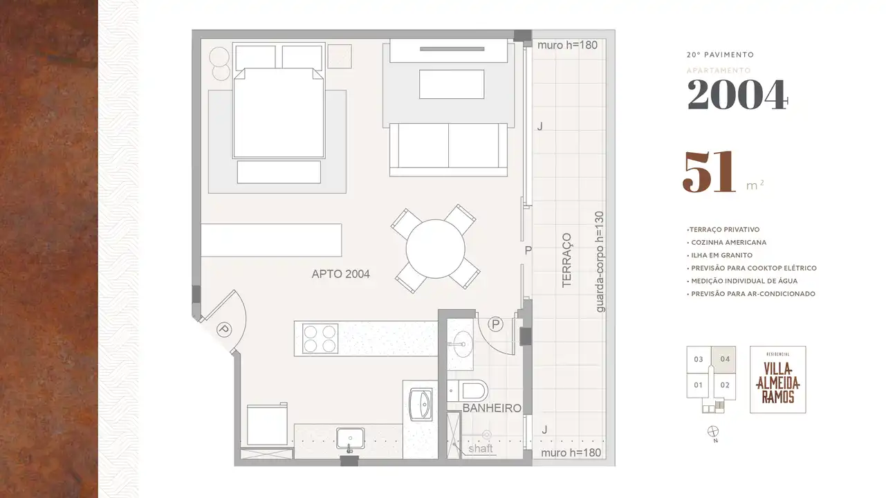 Planta -  - VERSALHES IMÓVEIS