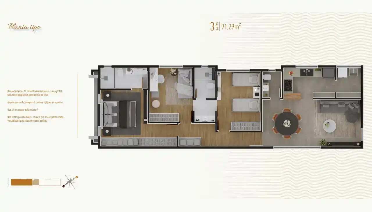 Apartamento de 3 quartos, 91m² no bairro Serra, em Belo Horizonte | Eu Corretor