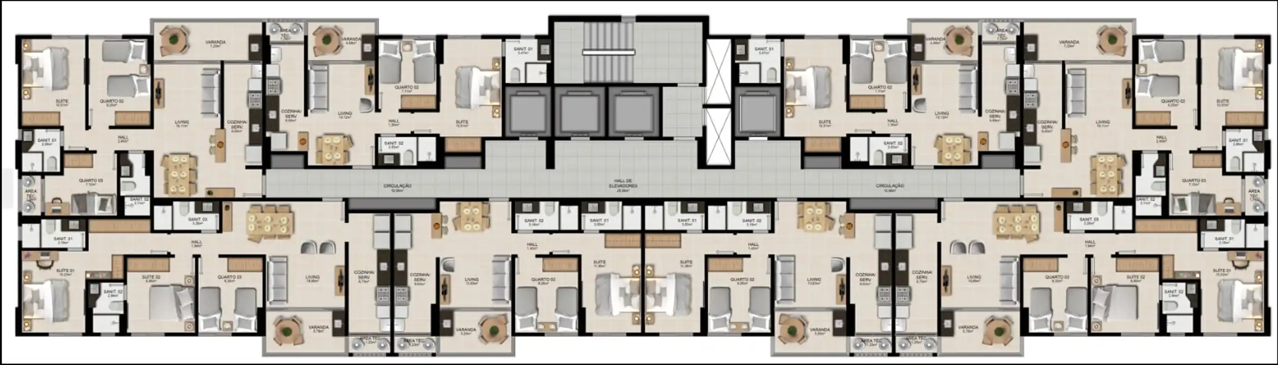 Planta -  - Robson Cunha Imóveis