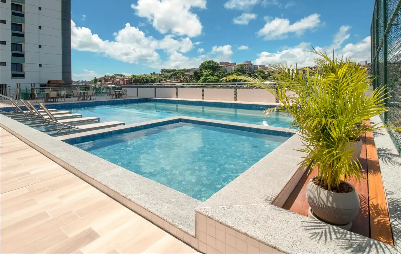 Piscina infantil - Apartamento à venda no Palazzo Villa Laura, com 3 quartos e 78m²