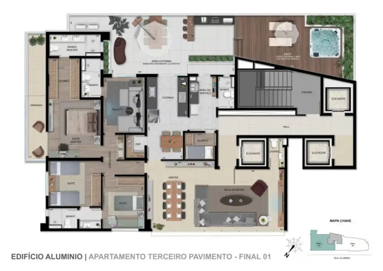 Apartamento de 4 quartos, 164m² no bairro Serra, em Belo Horizonte | Eu Corretor