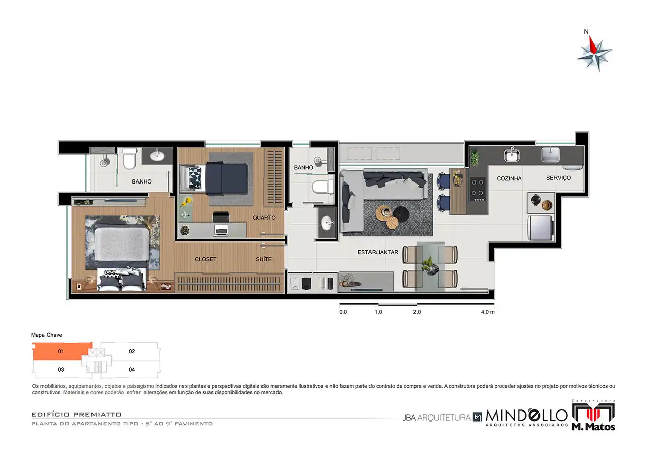Planta -  - Vila Sereno Imóveis