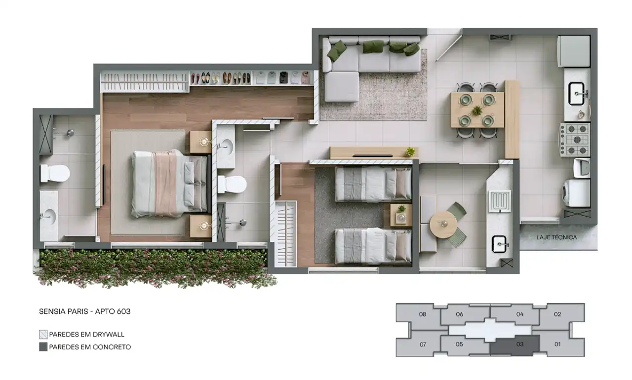 Planta -  - VERSALHES IMÓVEIS