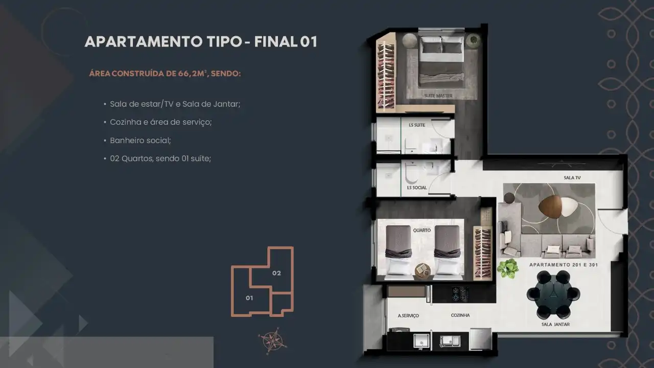 Planta -  - VERSALHES IMÓVEIS