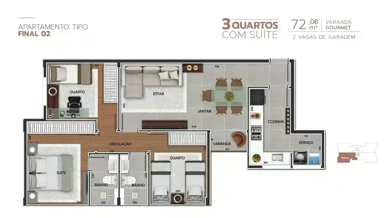 Planta -  - FHN Imóveis