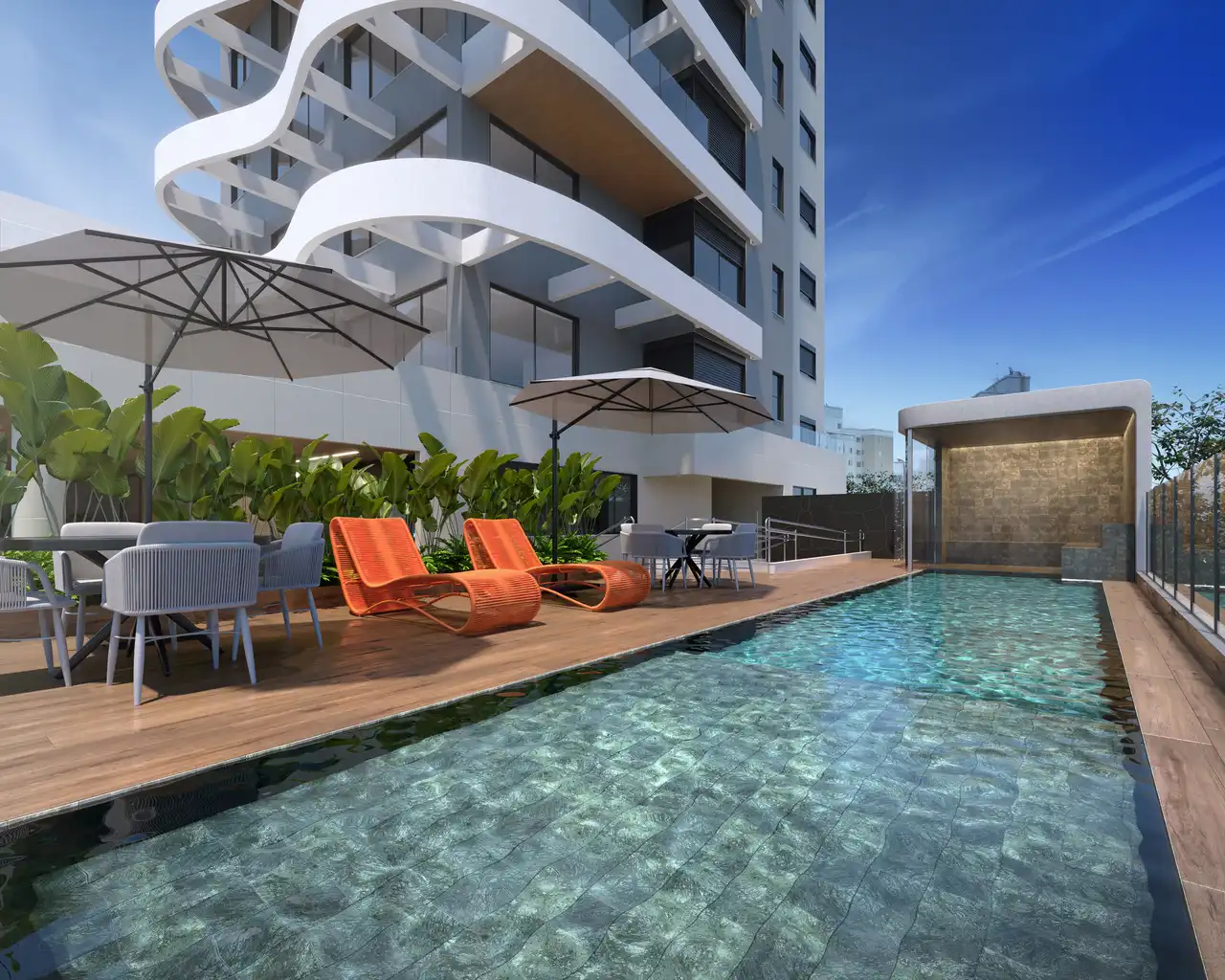 Piscina com deck molhado - Cobertura à venda no Renaissance Residenze com 4 quartos e 382m²