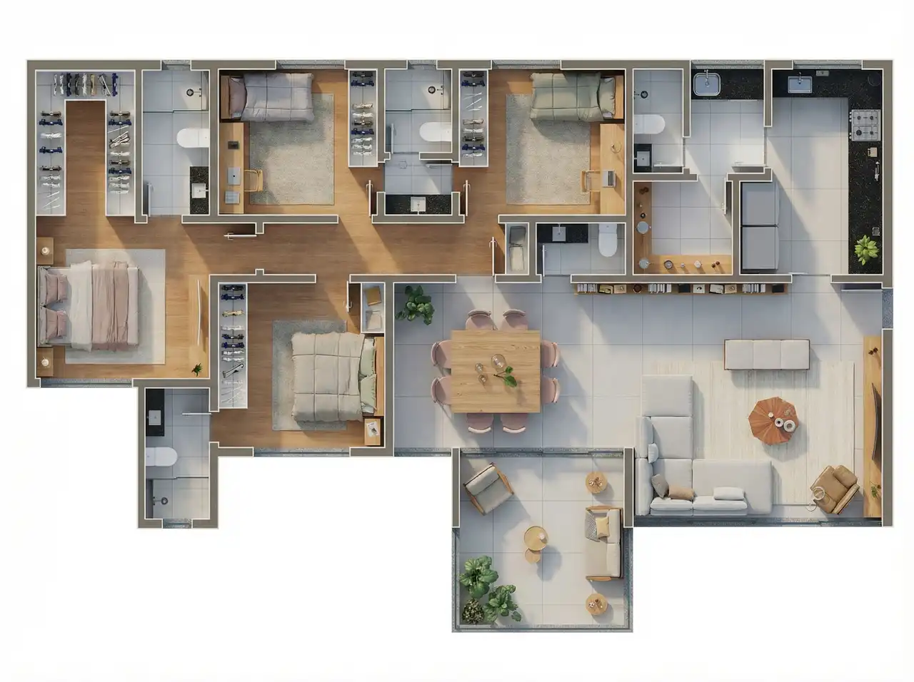 Planta -  - Indikey Imob