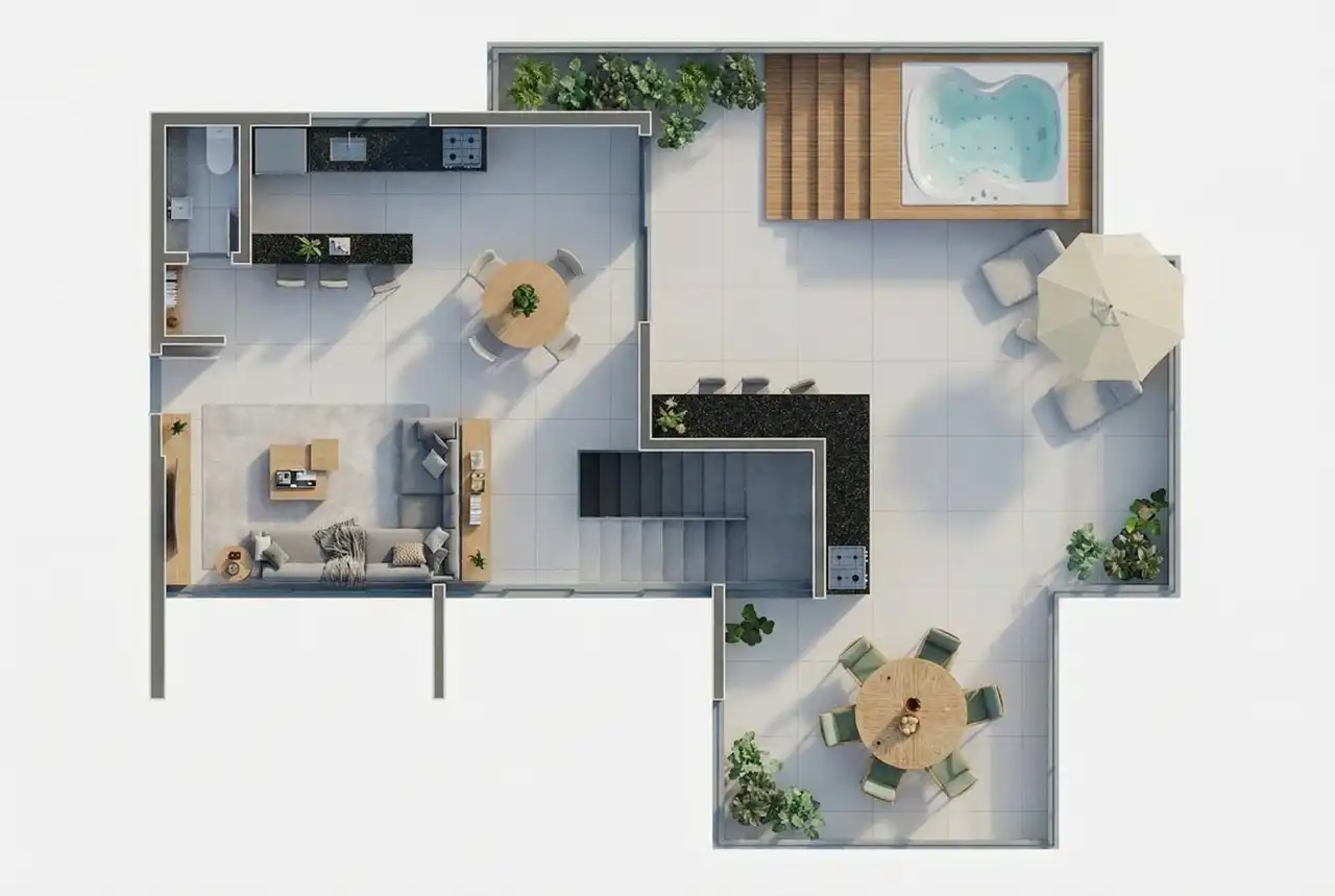 Planta -  - Indikey Imob