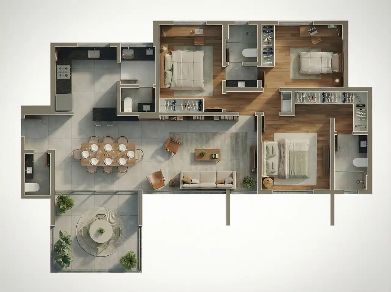 Planta -  - Indikey Imob