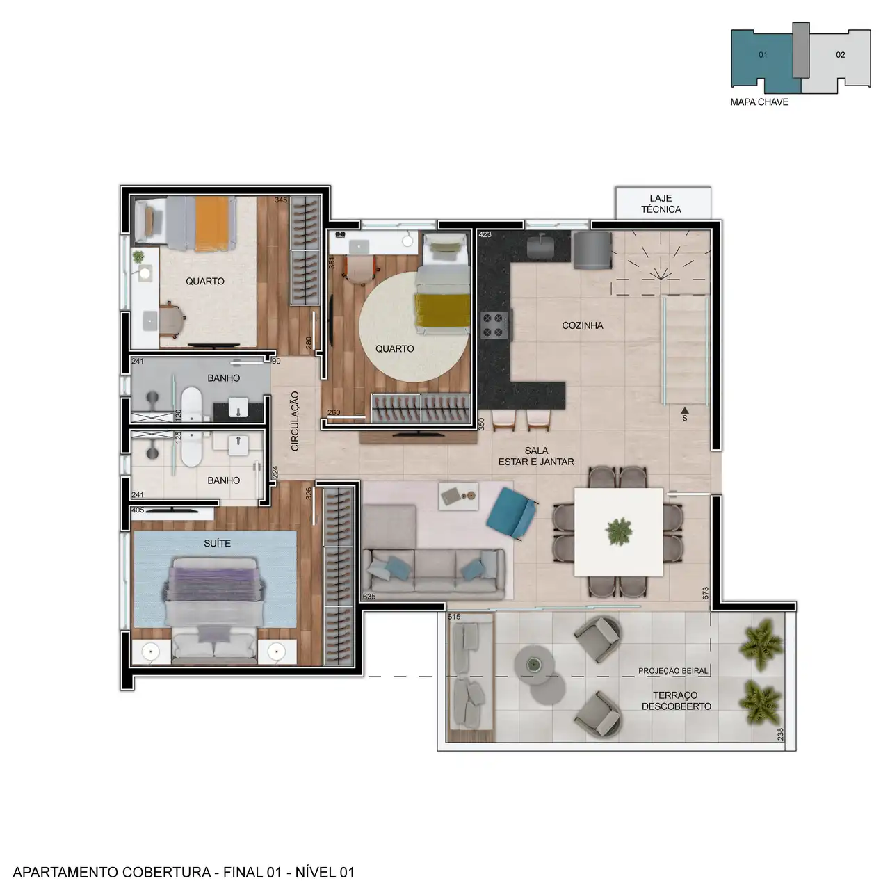 Planta -  - STARK IMÓVEIS