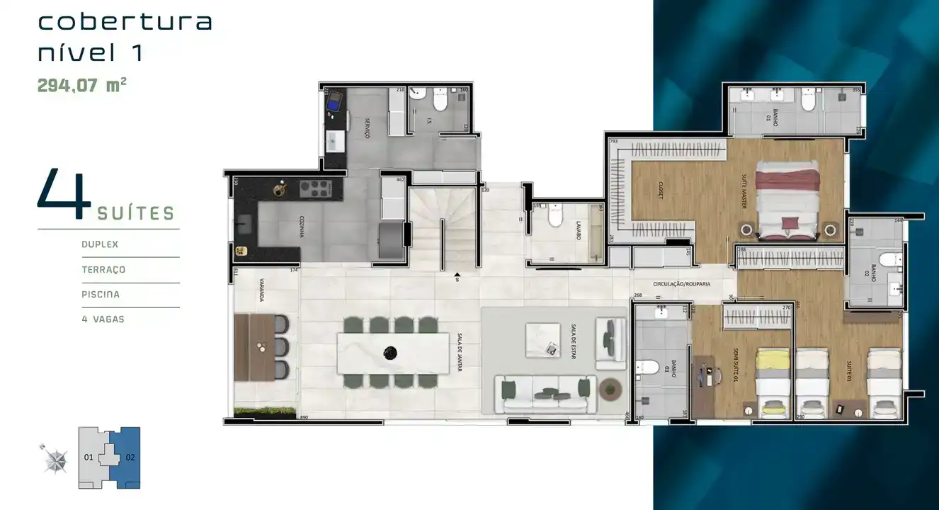 Planta -  - STARK IMÓVEIS