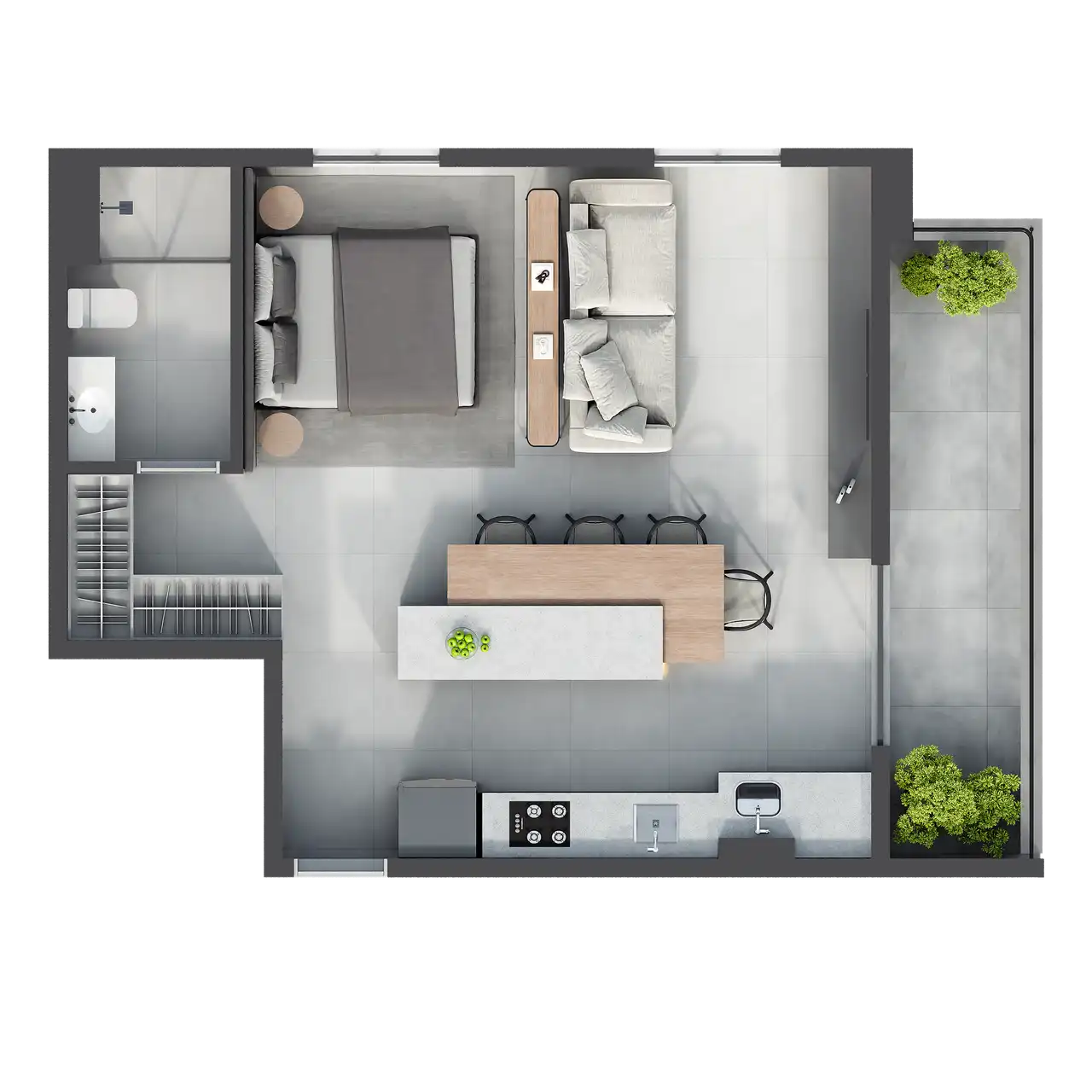Loft 55m²