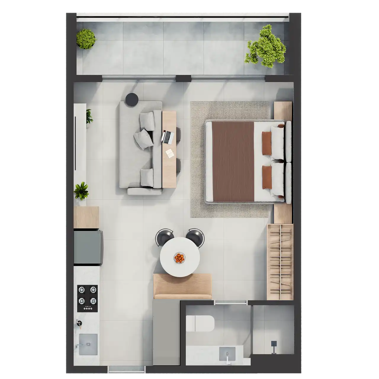 Studio master 42m²