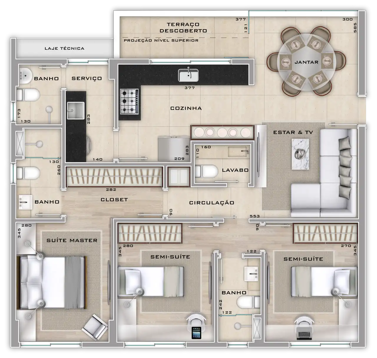 Planta -  - STARK IMÓVEIS