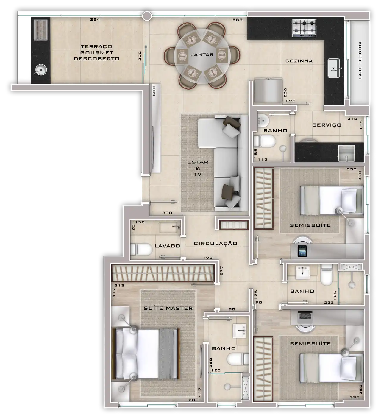 Planta -  - STARK IMÓVEIS